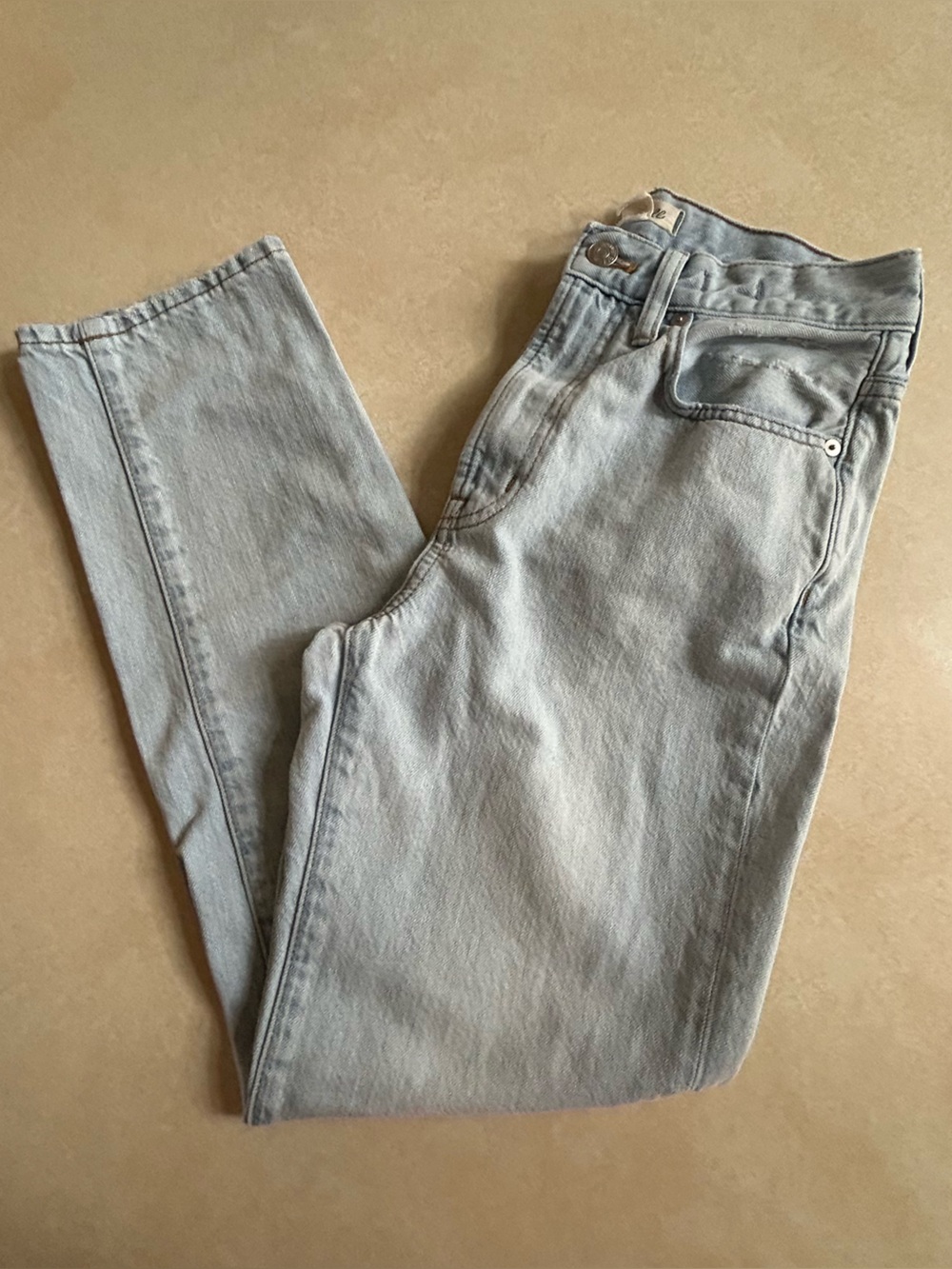 Madewell Perfect Vintage Jean 25 Light Wash high rise cotton quiet luxury